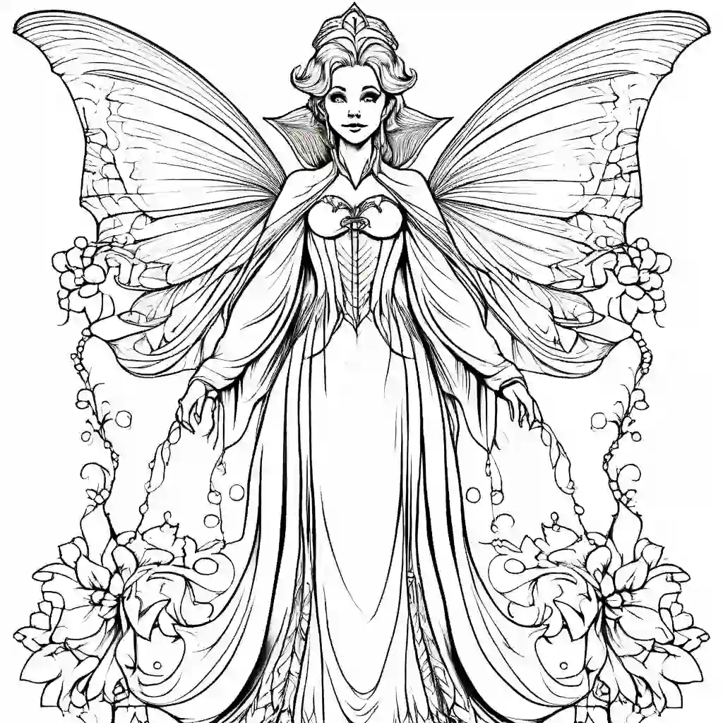 Fairy Godmother coloring pages